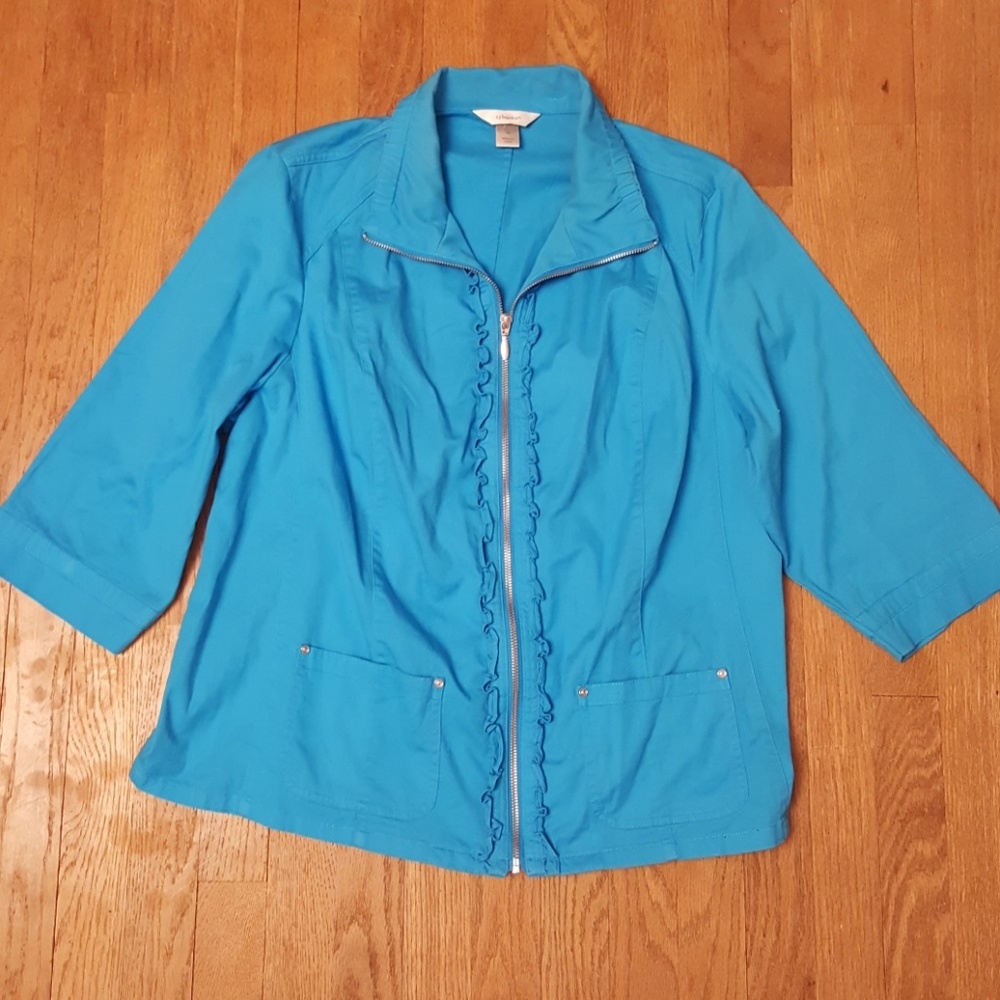 CJ Banks 3/4 sleeve jacket